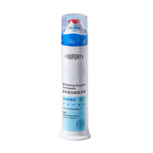 TPE 100Ml Global Custom Color Airless Toothpaste Pump Tube Bottle For Toothpaste