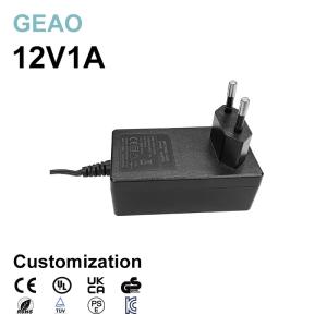 China OEM / ODM Electric 12V 1A Power Adaptor For LED Light CCTV Camera wholesale