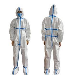 China Anti Bacteria Disposable Patient Gowns , Breathable Disposable Body Suit wholesale
