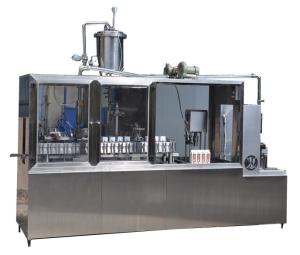 China Semi Auto Gable Top Packaging Machine Carton Filling DH 1200 Roof Top wholesale