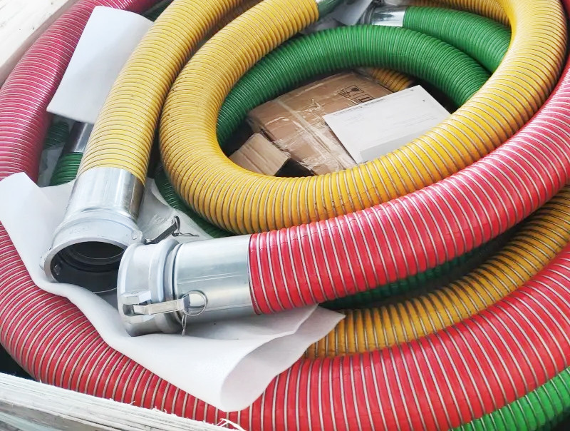 Industrial Chemical Cargo Composite Hose Fittings Customized