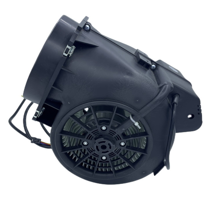 Black Plastic Shell Centrifugal AC Blower Fan For Cooker Hood Air Purifier