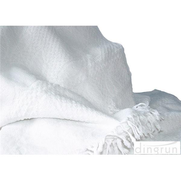Jacquard Hajj Ihram Garments , Hajj Ihram Towel 100% Polyester