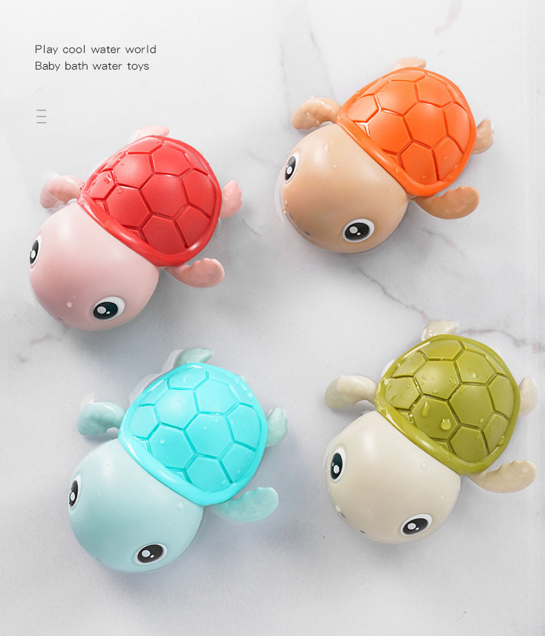 Water Bath Toy for Toddlers 1-3 Years Old Cute Animal Clockwork Bathtub Swimming Pool