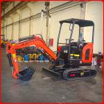Electric Hammer Mini Crawler Excavator 3000kg 20KW Color Customized
