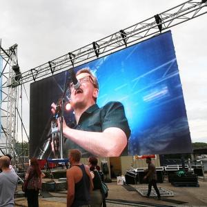 China 500mmx1000mm Outdoor Rental LED Screen 100000 Hours Lifespan wholesale