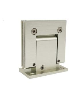 China 90 Degree Hydraulic Shower Hinge for Normal Bathroom Glass Door in Sliver Aluminium wholesale