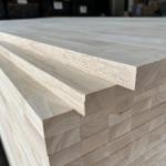 Length 2440mm Rubber Wood Finger Joint Board Sturdy For Furniture