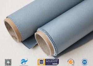 China Thermal Insulation Materials 31OZ 0.85MM Grey Silicone Coated Fiberglass Fabric wholesale