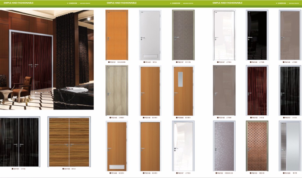 Aluminum Frame Melamine MDF Worthy Trust Experienced Hospital Doors Factory