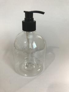 China 500ml PET Plastic Cosmetic Bottles For Hand washing bottle wholesale