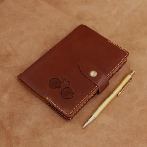 China Lined Travel Journal Notebook / Personalised Leather Diary With Buckles wholesale