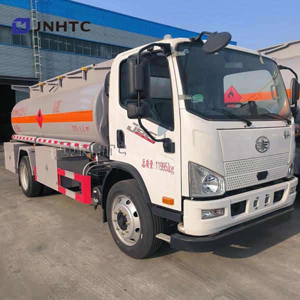 FAW 5000 Liters Light Diesel Oil Transporter Capacity Fuel Tank Tanker Truck For