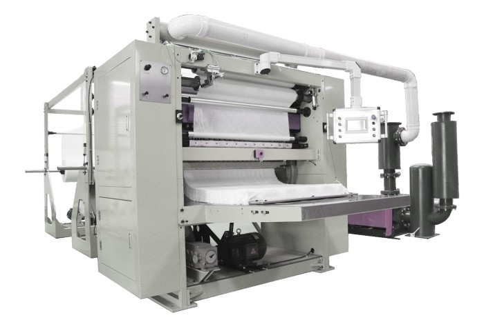 Automatic Cotton Soft Facial Tissue Folding Machine Non Woven Fabric Cotton Tissue Production Line
