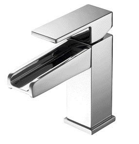 China Single Lever Mixer Brass Waterfall Faucet For Bathroom wholesale