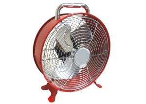 China Red 9&quot; Metallic Retro Antique Electric Fans 2 Speed 3 Blade for Home Appliance wholesale