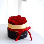 Preserved Roses Gift Eternal Rose In Round Flower Box