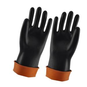 China Long Sleeve Rubber Work Gloves , Industrial Latex Gloves Multi Purpose wholesale
