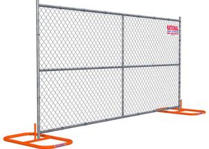 China Hot Dip Galvanized Chain Link Temp Construction Fence wholesale