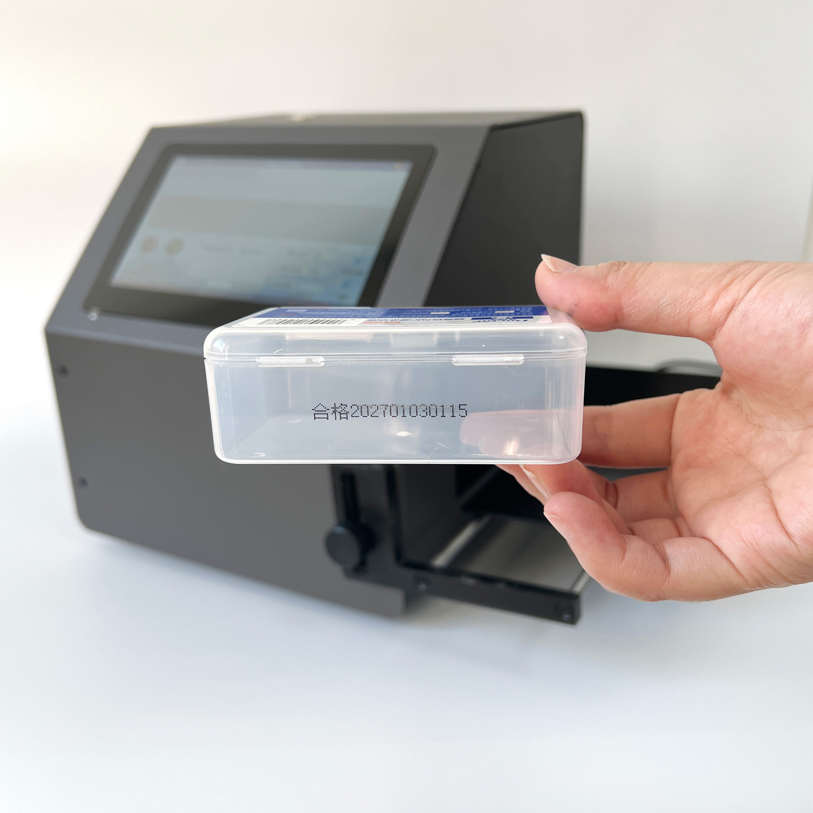Hand Held Static Date Coding Equipment For Bottle Carton Plastic Bag