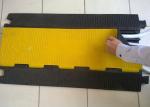 Flexible Rubber 3 Channel Cable 7 Kg Driveway Speed Bumps