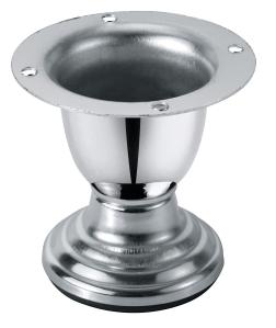 China 80mm high furniture hardware iron metal trumpet shaped sofa feet cabinet feet SL-264 wholesale