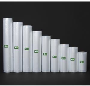 China Clear Vacuum Sealer Bags Rolls Sous Vide Chamber Embossed Packaging wholesale