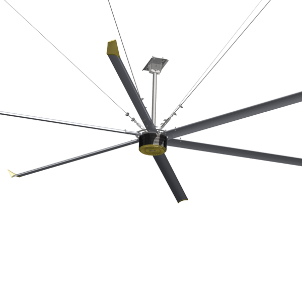 16ft PMSM HVLS Ceiling Fans For Air Circulation And Ventilation In Volume Warehousin