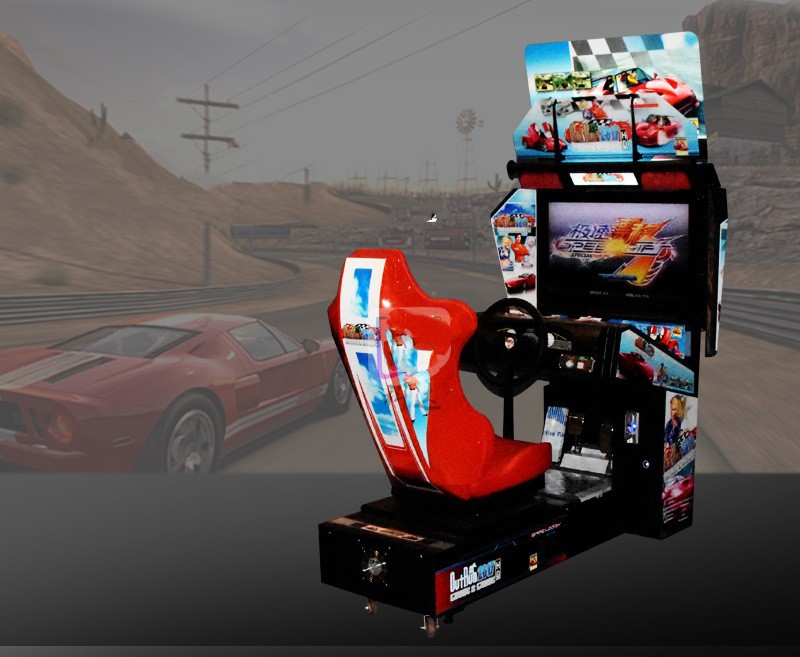 Customized Metal acrylic plastic Racing Simulator Rig for 3D Car Racing Game Machine