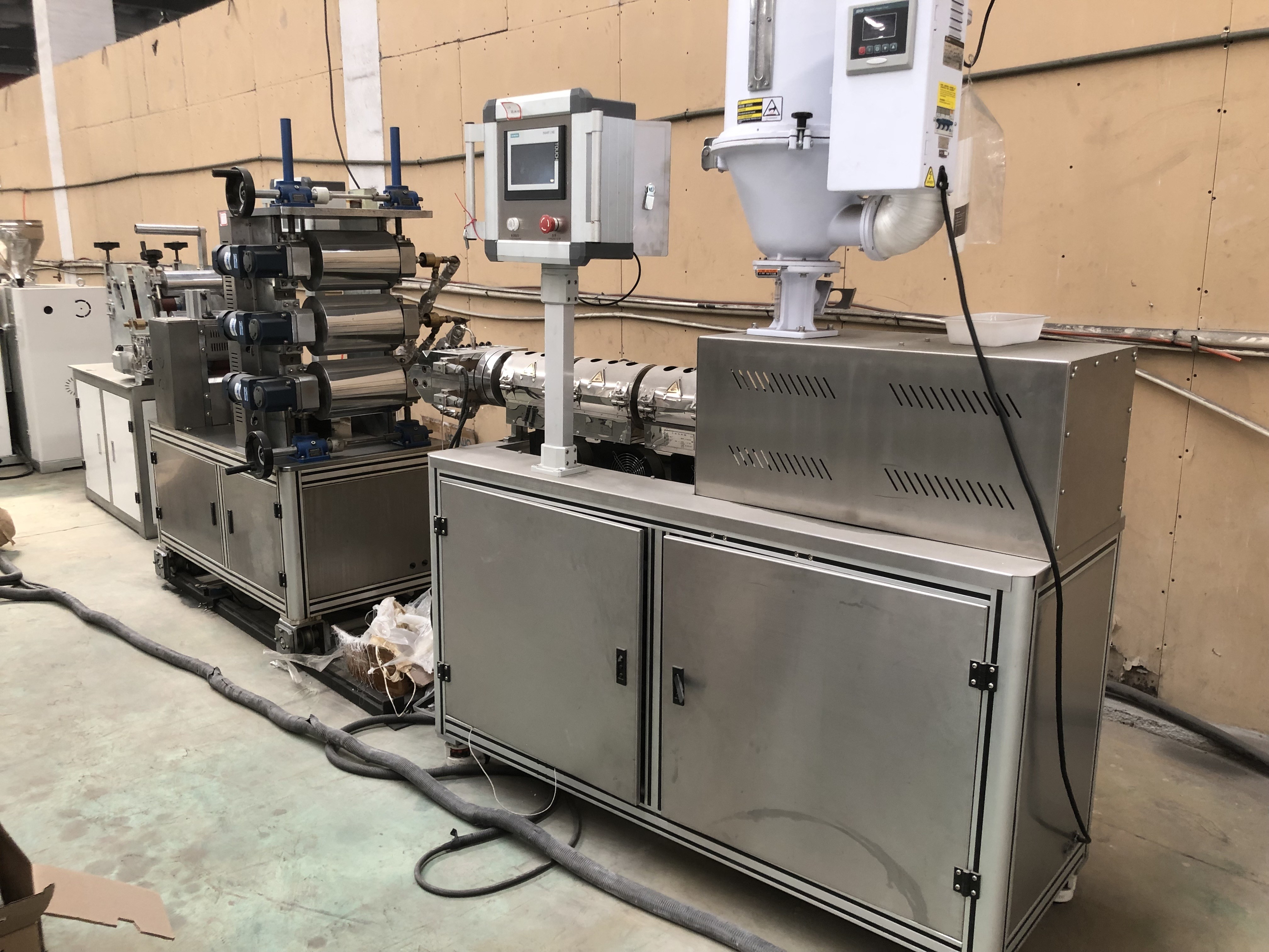 Laboratory Type Mini Plastic Sheet Extruder Machine 200kg/H