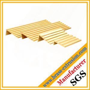 China Brass stair nosing profile, Brass flat bar, Brass extrusion profile wholesale