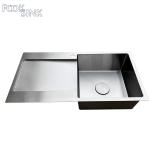 Latest Invention Above Counter Stainless Steel 304 Double Bowl Kitchen Sink With