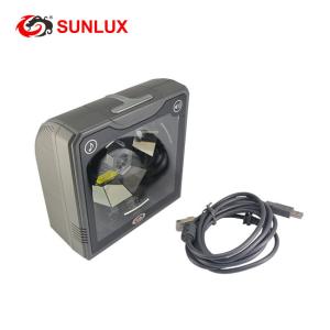 China Desktop Smooth Black Case Auto Laser Barcode Scanner wholesale