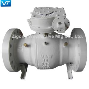 China 600LB 10 Inch Top Entry Trunnion Ball Valve WCB 3 Pieces Carbon Steel wholesale