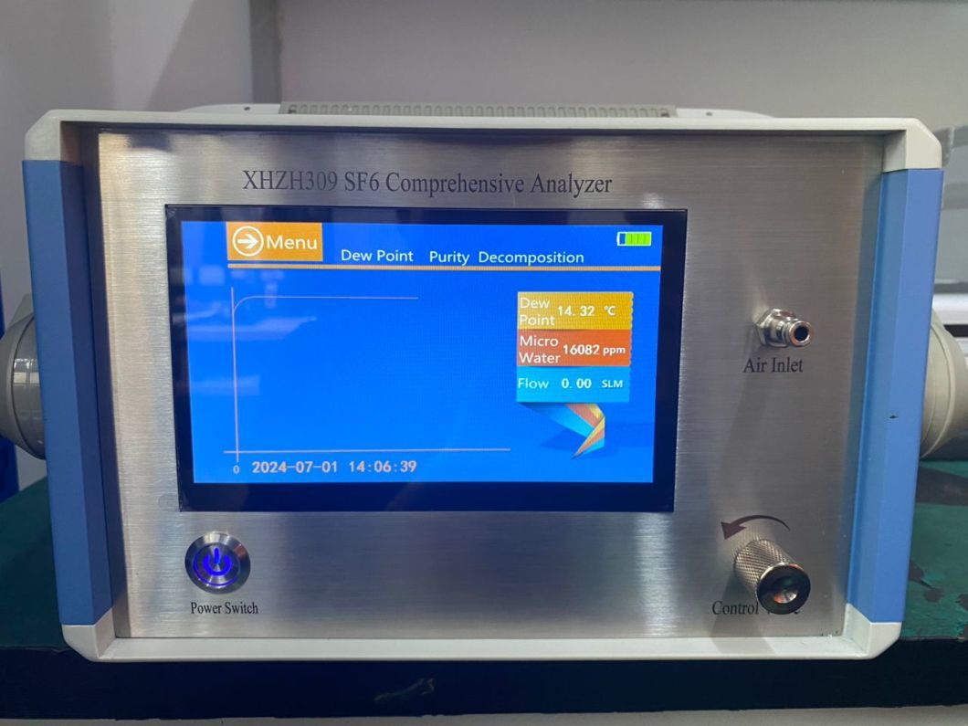 Sf6 Humidity, Purity, Decomposition Comprehensive Analyzer for Substation Gis