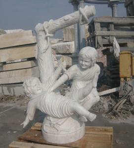 China Lovely baby marble sculptures wholesale