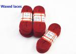 108'' 120'' 130'' Red Hockey Skate Laces Lightweight Polyester Cotton Material