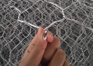 China Hexagonal Wire Cage Stone Retaining Walls , Stone Filled Metal Box Cages wholesale