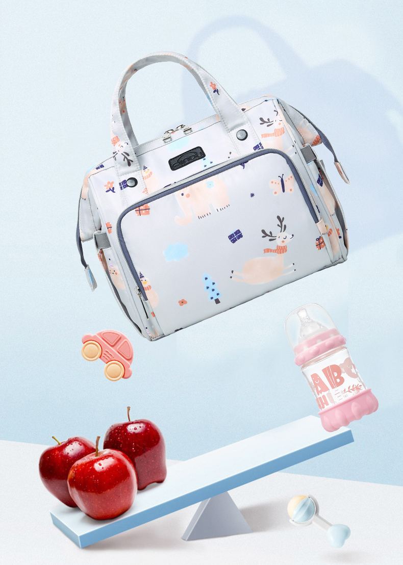 Fashion Large Maternity Multifunctional Diaper Bag Waterproof Travel Shoulder Handbag for Mom
