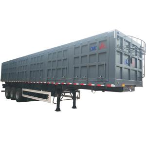 China 80 Tons Hydraulic Dumper Tipper Truck Double Side Cargo Semi Trailer wholesale