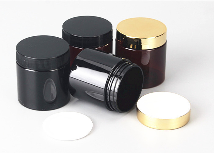 Pet Plastic Jar for Play Dough Packaging Pet Round Jar with Aluminium Lid Pet Round Storage Jar