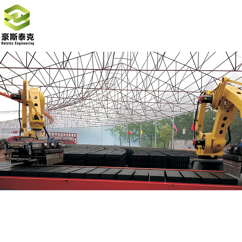 Robot Stacking Machine BPJ+ROB, SBZ+2ROB, SBZ/B+2ROB 22000-36000 Bricks/Hr to Stack Bricks Onto The Kiln Cars