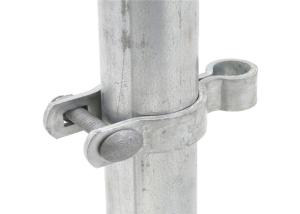 China Smooth Finish Chain Link Fence Fittings Female Gate Frame Hinges wholesale