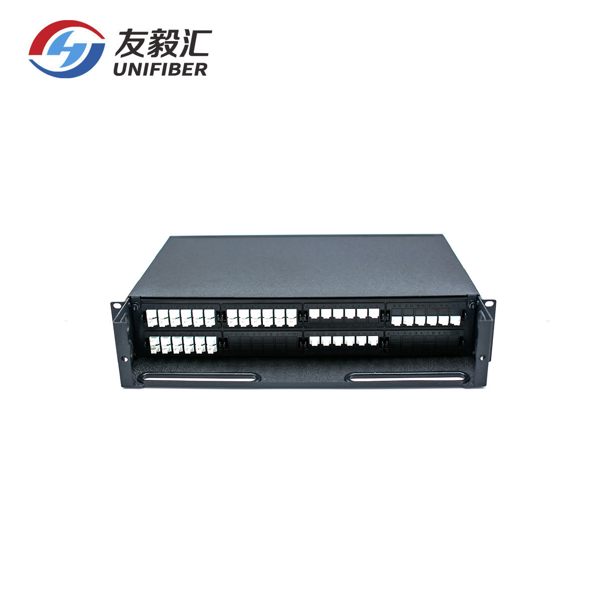 8x24 LC Duplex 2U 192core MPO To LC Fiber Patch Panel