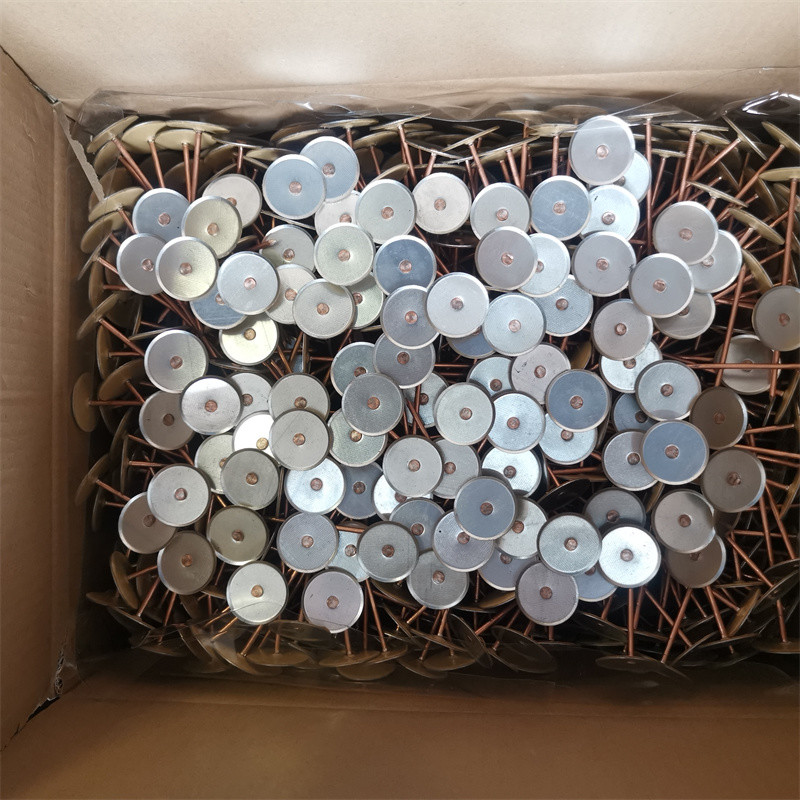 Cup Head Insulation Welded Pins With 30 Mm Round Base For HVAC Duct Insulation