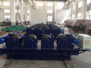 China 150 Ton Pipe Welding Rotator Polyurethane Wheel Hydraulic Pressure on sale