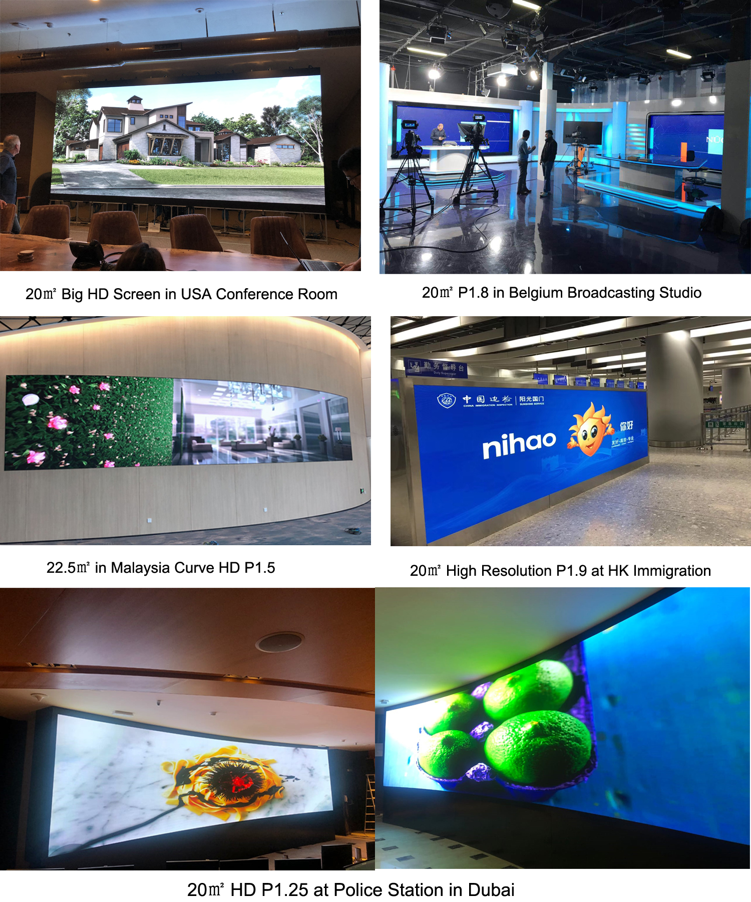 IP31 Rated Network Control Indoor Fixed LED Display P2.6 LED Screen For Mall Advertising