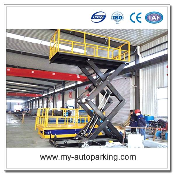 Used Hydraulic Car Lifts for Home Garages/China Residential Scissor Car Elevator