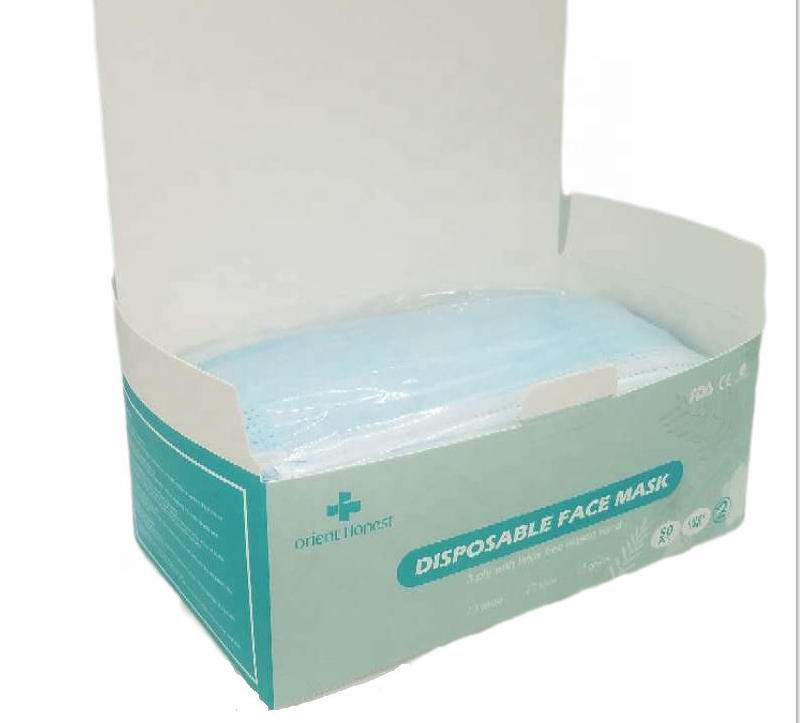 Disposable Non Woven Fabric Face Mask , Hypoallergenic Disposable Medical Mask