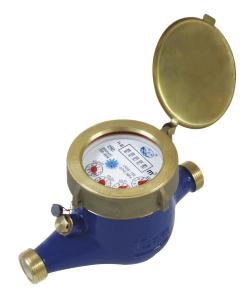China Domestic Brass Digital Cold Water Meter LXSG-15E , ISO4064 R100 LXSG-15E wholesale